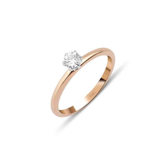 Pırlanta Tektaş Yüzük 0.22 Ct