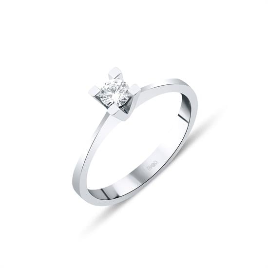 Pırlanta Tektaş Yüzük 0.45 Ct