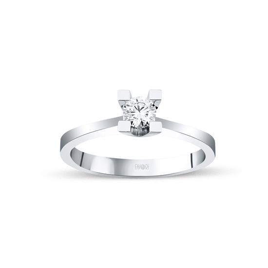 Pırlanta Tektaş Yüzük 0.45 Ct