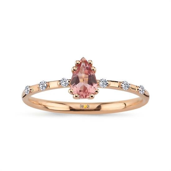 Pırlanta Turmalin Yüzük