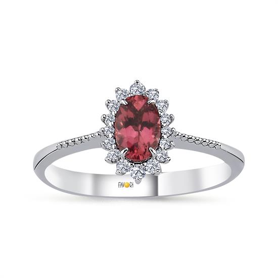 Pırlanta Turmalin Yüzük