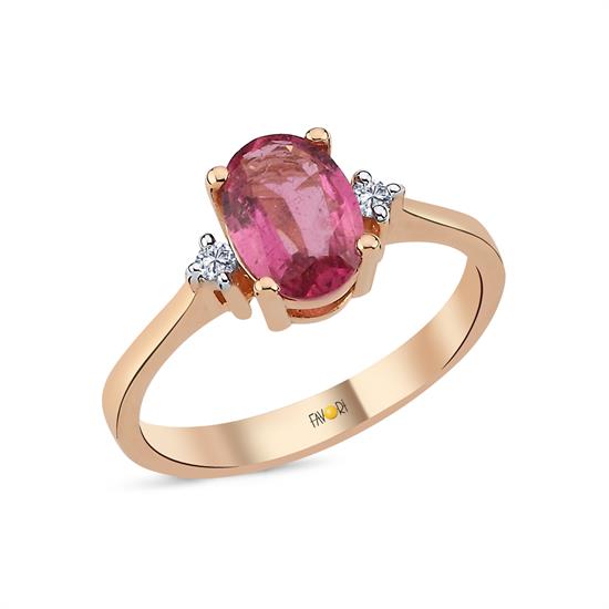 Pırlanta Turmalin Yüzük