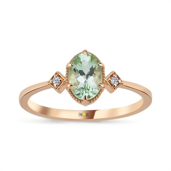 Pırlanta Turmalin Yüzük