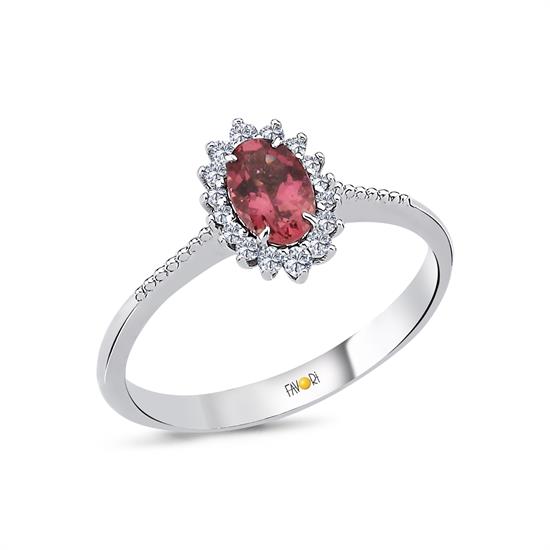 Pırlanta Turmalin Yüzük