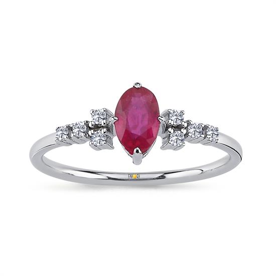 Pırlanta Yakut Yüzük