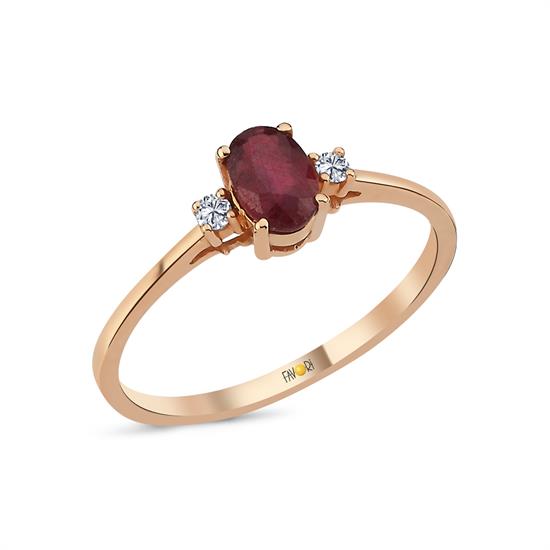 Pırlanta Yakut Yüzük