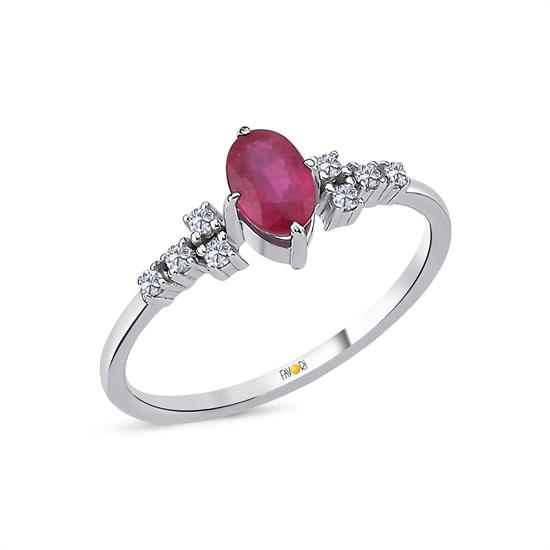 Pırlanta Yakut Yüzük