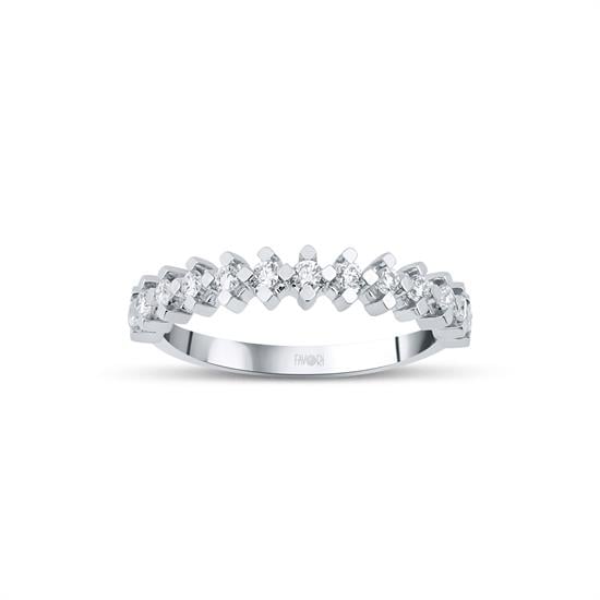 Pırlanta Yarımtur Yüzük 0.30 Ct