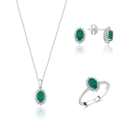 Pırlanta Zümrüt Miniset