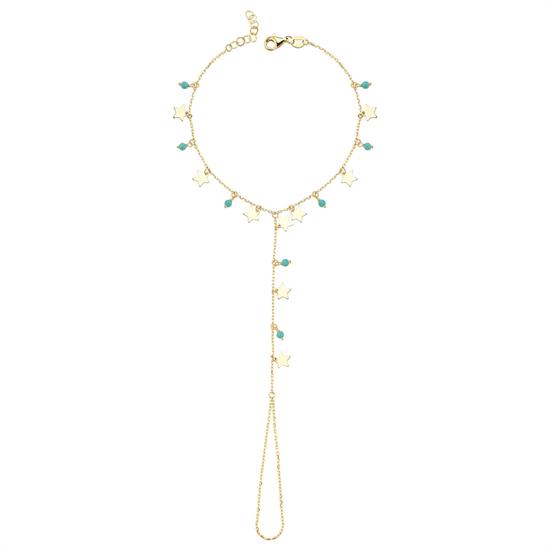 Yıldız Şahmeran Bileklik 14 Ayar Altın