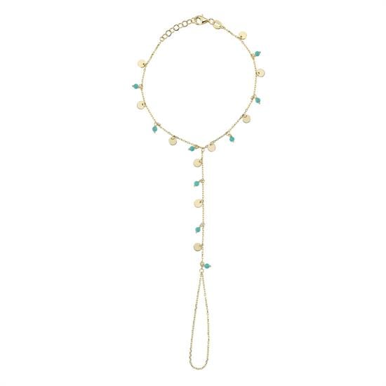 Firuze Şahmeran Bileklik 14 Ayar