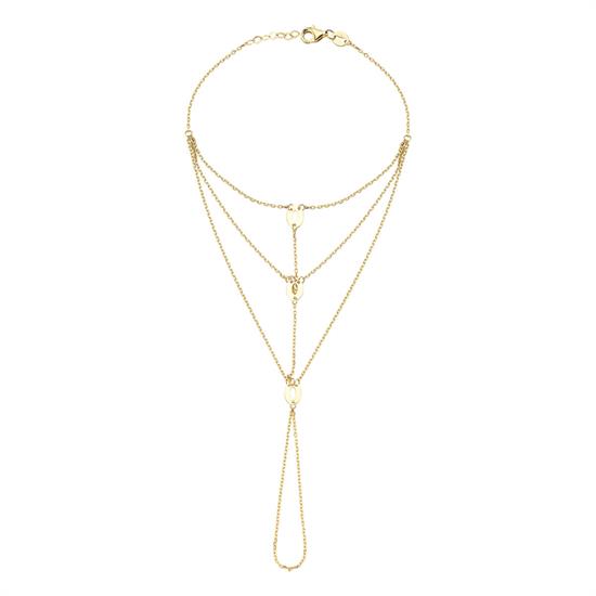 3 lü Şahmeran Bileklik 14 Ayar Altın