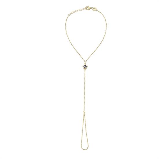 14 Ayar Altın Yıldız Şahmeran Bileklik