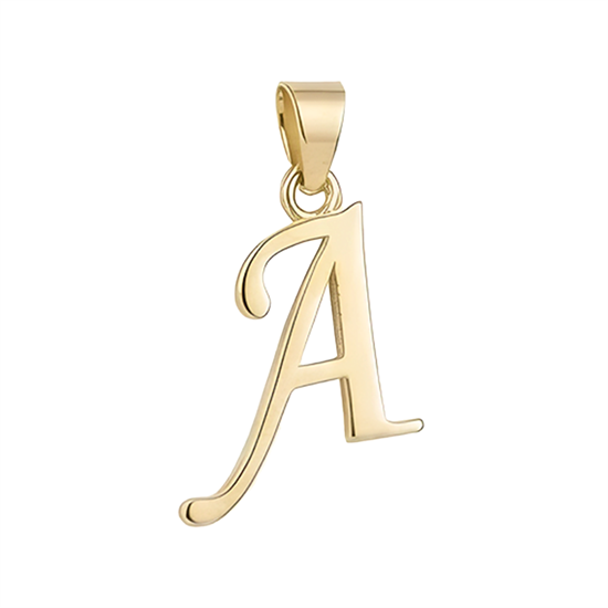 A Harfi El Yazısı 14 Ayar Kolye Ucu