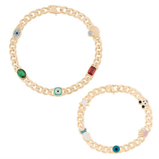 Ema Anne Çocuk Göz Gurmet Altın Bileklik