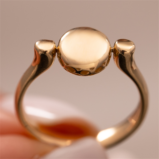 Cetaş Fortuna Nazar Mineli 14 Ayar Altın Yüzük