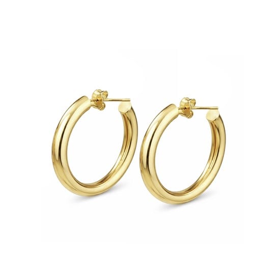 Halka Küpe 14 Ayar Altın