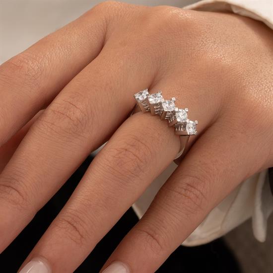 Altın Beştaş Yüzük 14 Ayar Altın