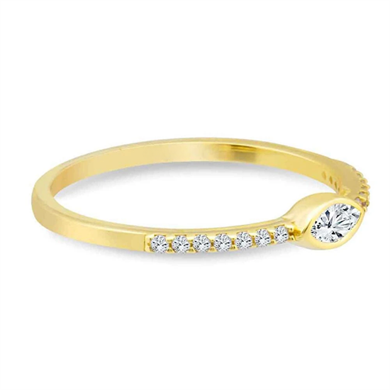 Altın Göz Detaylı Yüzük