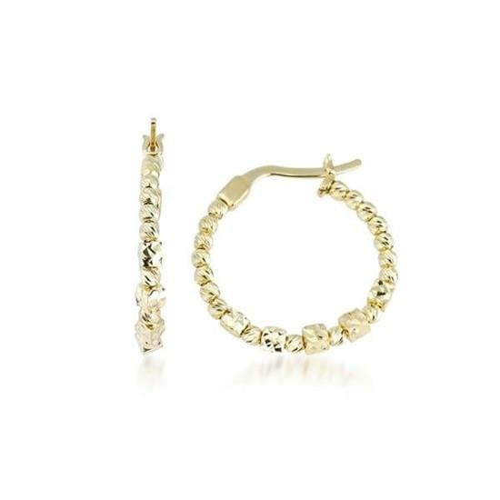 Altın Halka Küpe 14 Ayar