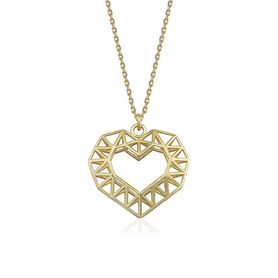 Altın Kalp Kolye 14 Ayar