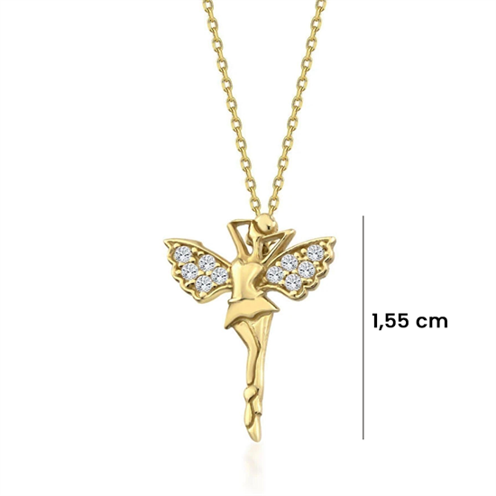 Altın Melek Kolye