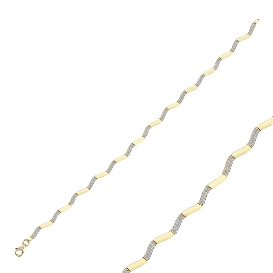 Altın Taşlı Nişan Seti