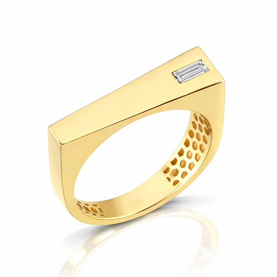 Altın Taşlı Yüzük