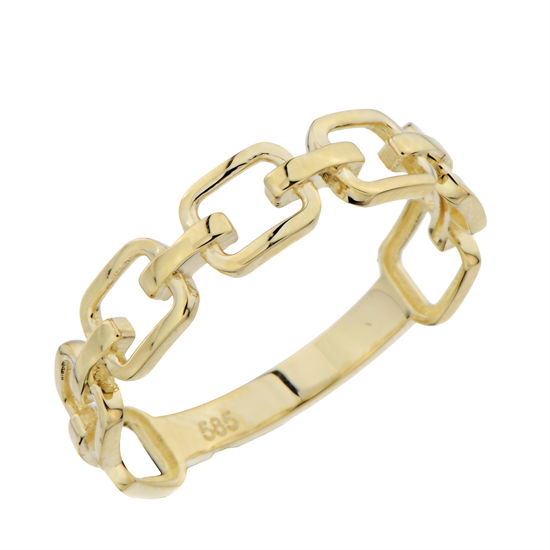 Ataç Model Yüzük 14 Ayar Altın