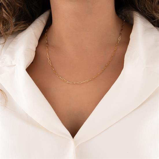 Ataç Model 14 Ayar Altın Zincir