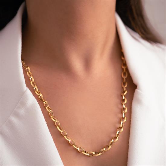 Ataç Model 14 Ayar Altın Zincir