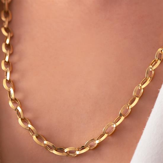 Ataç Model 14 Ayar Altın Zincir