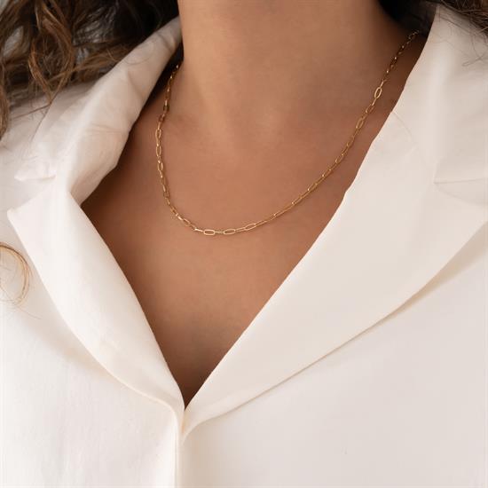 Ataç Model 14 Ayar Altın Zincir