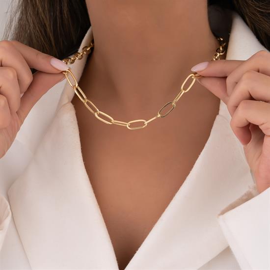 Ataç Zincir 14 Ayar Altın 6 Mm