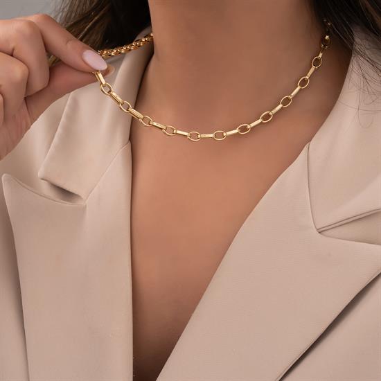 14 Ayar Altın Ataç Zincir