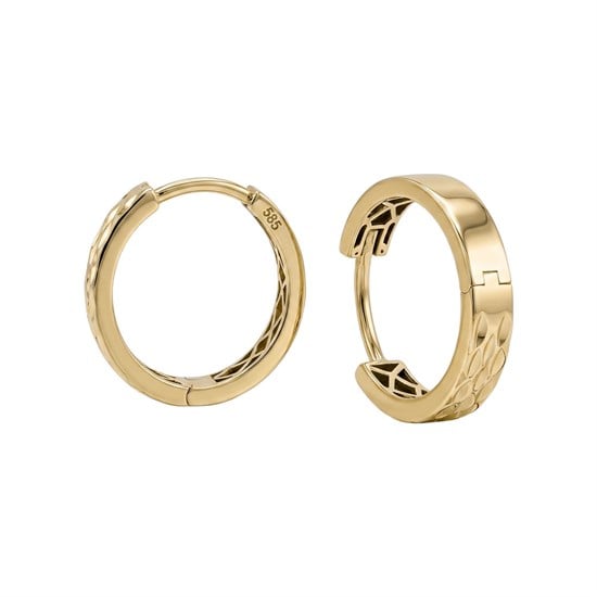 Halka Küpe 14 Ayar Altın