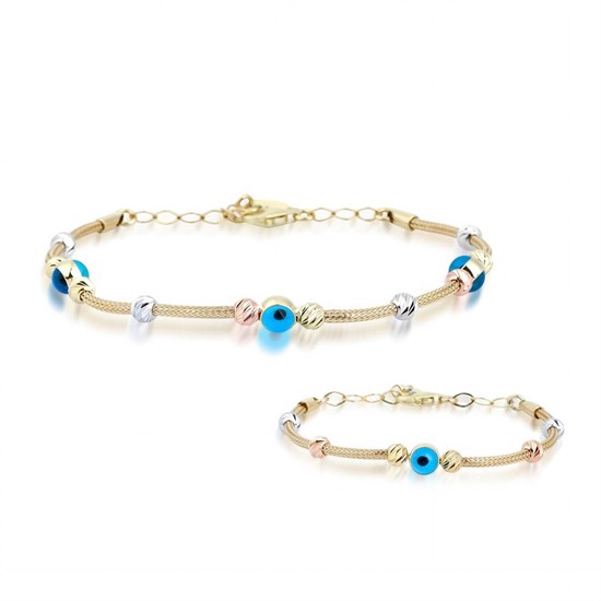 Ema Anne Çocuk İkili Set Altın Bileklik