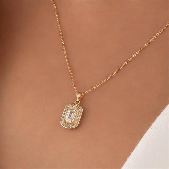 Baget Kolye14 Ayar Altın