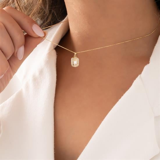 Baget Kolye14 Ayar Altın