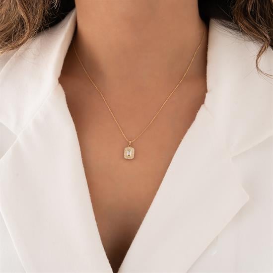 Baget 14 Ayar Altın Kolye