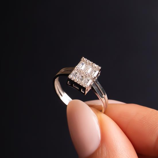 Baget 14 Ayar Altın Yüzük