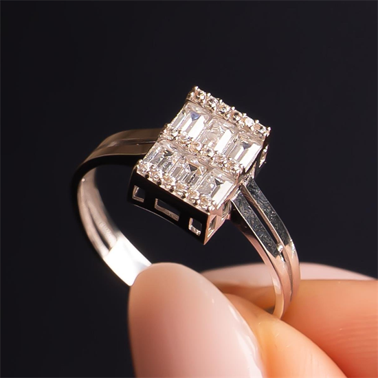 Baget 14 Ayar Altın Yüzük