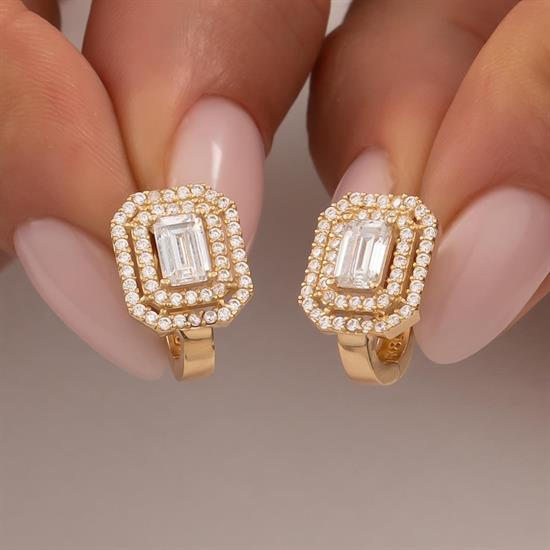 Baget Küpe 14 Ayar Altın