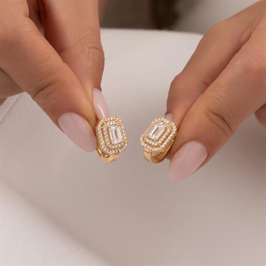 Baget Küpe 14 Ayar Altın