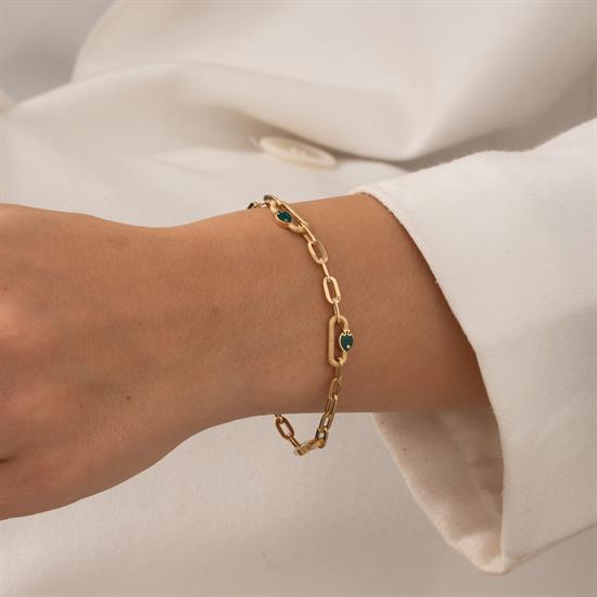 Balık Figürlü 14 Ayar Altın Bileklik