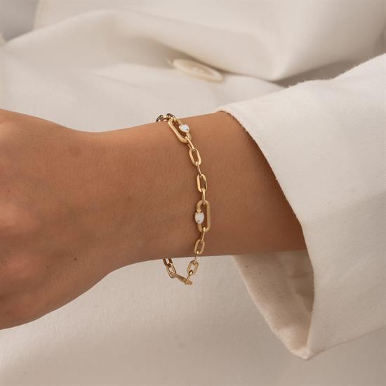 Balık Figürlü 14 Ayar Altın Bileklik