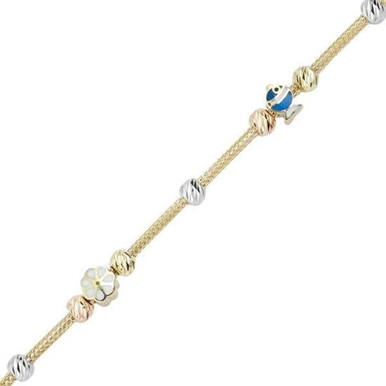 Balık Mineli Çocuk Bilekliği