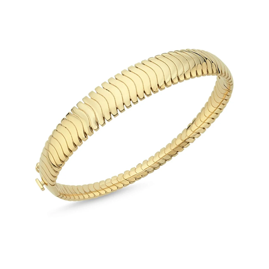 Balıksırtı Model 14 Ayar Altın Kelepçe