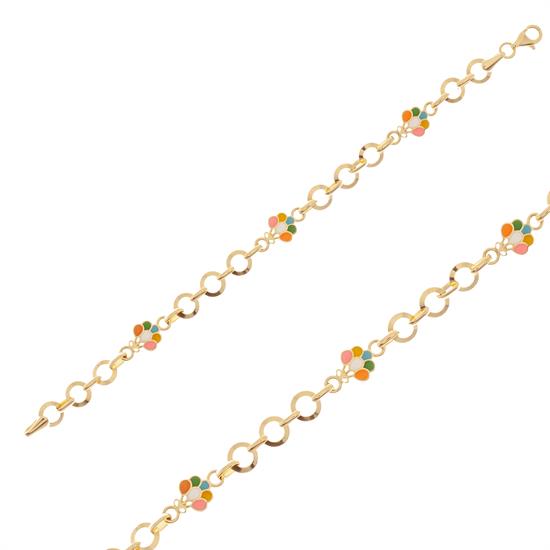 Balon Figürlü Çocuk Bileklik 14 Ayar Altın