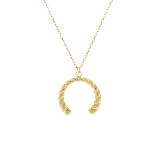 Burgu Model 14 Ayar Altın Kolye 